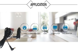Avec prise d'angle 2464 24awg <span class=keywords><strong>Dc5521</strong></span> <span class=keywords><strong>Dc5525</strong></span> à voiture allume-cigare Mini chargeur 12V 24V - Product Image 5