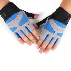 Black/red/pink antiskid Fitness neoprene workout gloves - Product Image 5