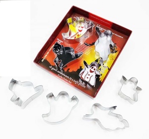 Set di 4 stampini per biscotti a forma di zucca di <span class=keywords><strong>Halloween</strong></span> in acciaio inossidabile 18/0 - Product Image 2