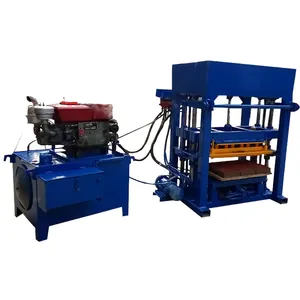 QT4-30 diesel engine low cost cement brick making machine namibia