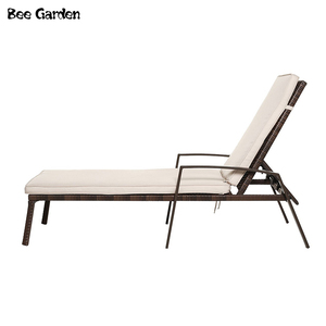 Nuevo Diseño PE <span class=keywords><strong>Rattan</strong></span> Furniture Hotel Pool <span class=keywords><strong>Tumbona</strong></span> Cama Sofá Al Aire Libre Sofá Cama - Product Image 6