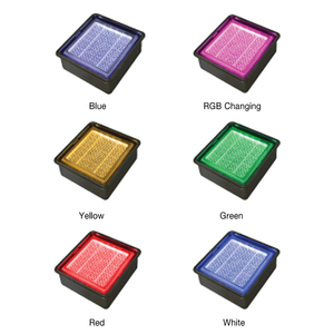 Carcasa de acero inoxidable IP68, resistente al agua, funciona con energía Solar (carga), luz LED de ladrillo para exteriores, MS-2200F - Product Image 2