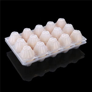 PSホワイトカラー工場価格プラスチックエッグトレイ15パック15セルブリスター食品用加工 - Product Image 5