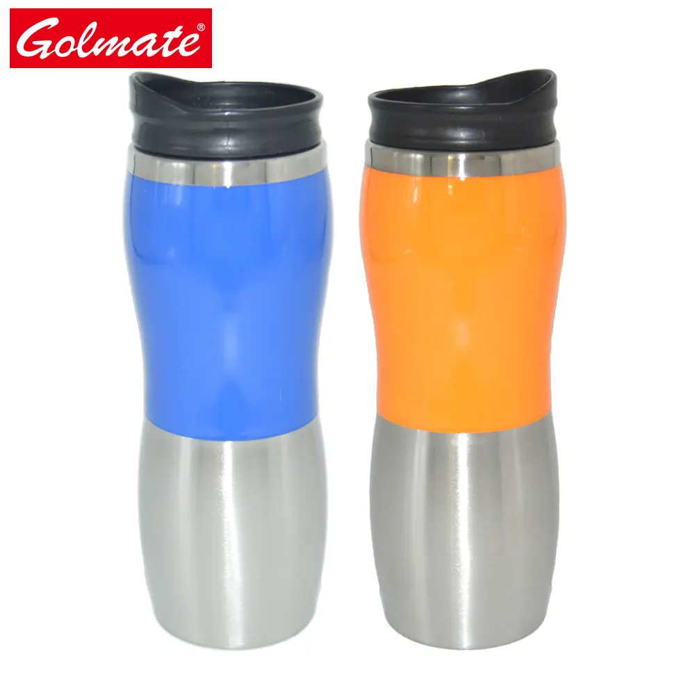 Aço inoxidável 400 ml copo vazio copo de café caneca de viagem térmica