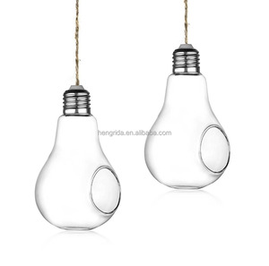 ชุดใหม่2หลอดไฟรูปทรงแก้วใสต้นไม้จำลองพร้อมสายแขวน - Product Image 1