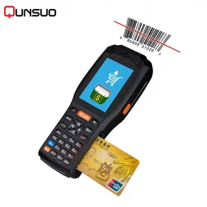 IP65 qr code barcode scanner with printer, google play store free download rugged android handheld barcode scanner pda
