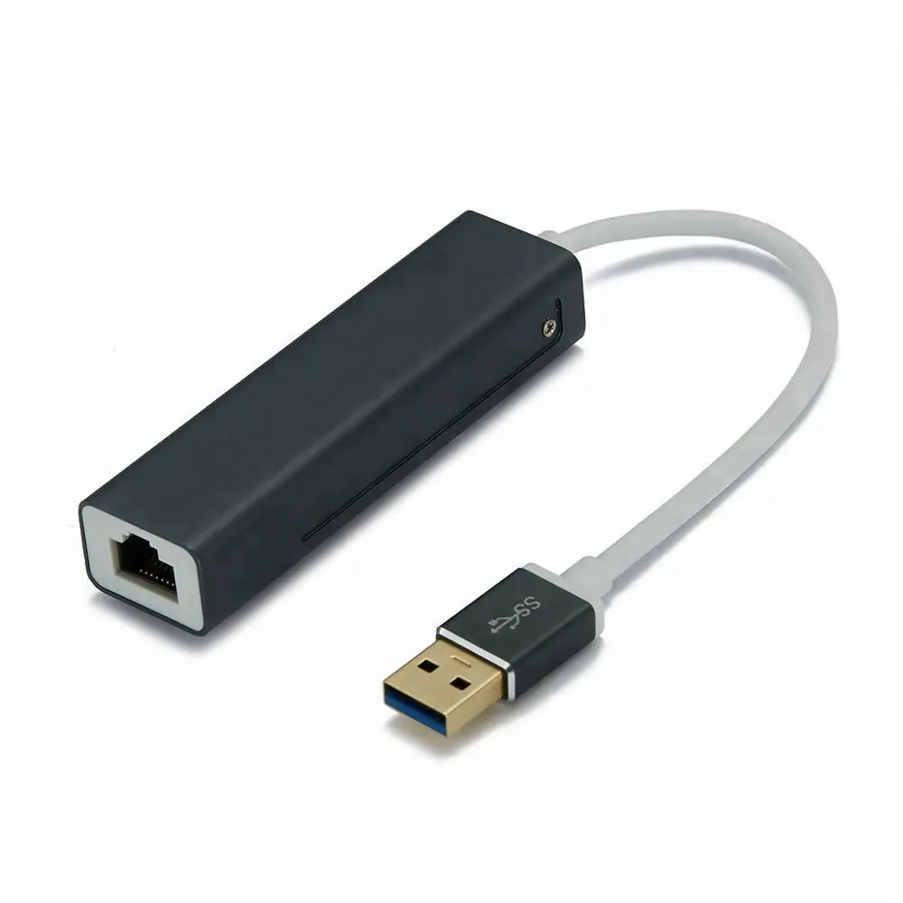 USB 3.0 Gigabit Ethernet Adapter With 3 Port Hub to RJ45 Lan Network Port Card For Windows XP 7 8/Mac OS