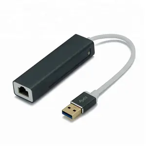 USB 3.0 מתאם Gigabit Ethernet עם Hub 3 יציאה יציאת רשת RJ45 Lan כרטיס עבור Windows XP 7 8/Mac OS