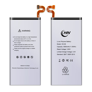 Batería de polímero de litio de larga duración personalizada de fábrica de China para <span class=keywords><strong>Samsung</strong></span> Galaxy S8 - Product Image 2