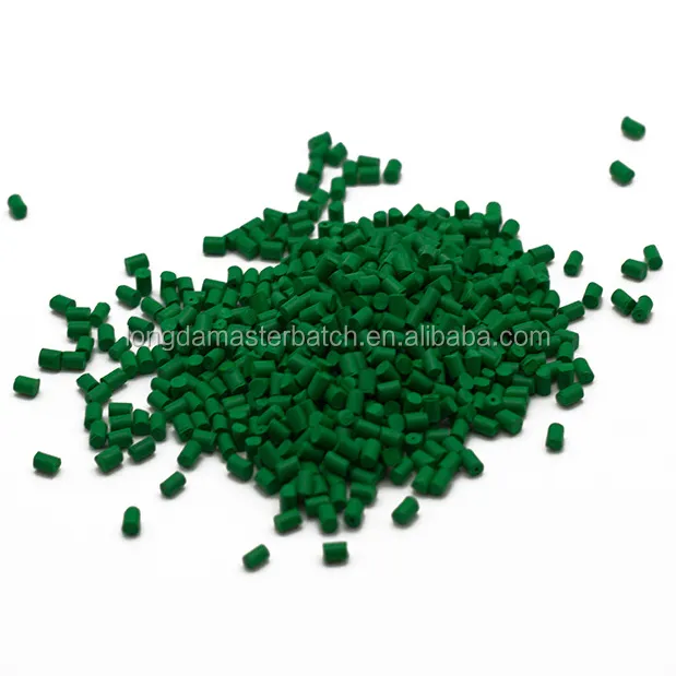 LONGDA卸売プラスチックカラーグリーンブルーレッドイエローオレンジPP/HDPE/LDPE/PE/PCカラーマスターバッチ顆粒