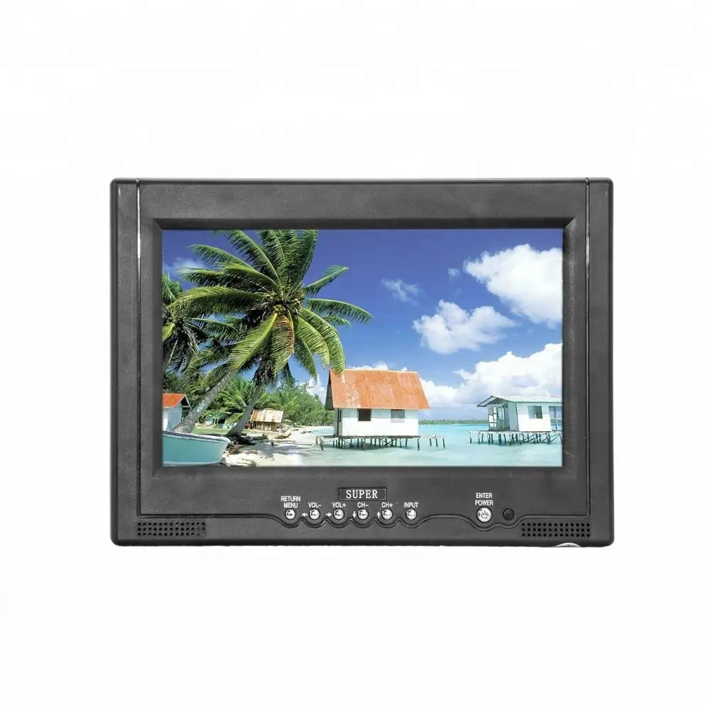 Leadstar taşınabilir TV 12V Dc küçük boyutu 9 inç dijital LCD TV