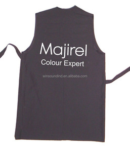 เสื้อกั๊กช่างทำผมโพลีเอสเตอร์สีดำสำหรับ L'Oreal - Product Image 1