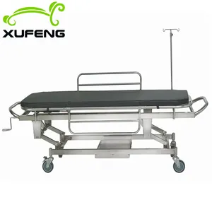 Moniteur de patients, chariot de soins infirmiers plat, en acier inoxydable, livraison rapide