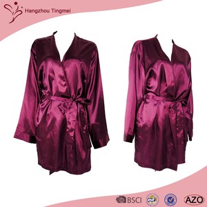 En gros Femme <span class=keywords><strong>Satin</strong></span> Kimono Robe <span class=keywords><strong>De</strong></span> Soie - Product Image 2