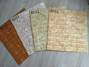 A prueba de agua Anti mancha-de-3D XPE ladrillo espuma etiqueta de la pared de Auto adhesivo papel pintado para <span class=keywords><strong>Hoom</strong></span> Decoración - Product Image 3