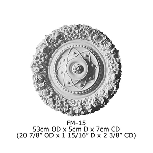 Ornamenti <span class=keywords><strong>in</strong></span> poliuretano ad alta densità, bellissimi decori <span class=keywords><strong>in</strong></span> PU acrilico per <span class=keywords><strong>soffitti</strong></span>. - Product Image 1