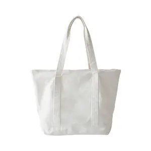 Pas cher mode durable eco réutilisable grand d'épicerie femmes toile sac fourre-tout en coton