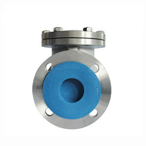 Covna b2bclearance bán dn200 8 inch hai cách PN16 đôi mặt Bích Loại 316 thép không gỉ không trở lại Swing kiểm tra van - Product Image 3