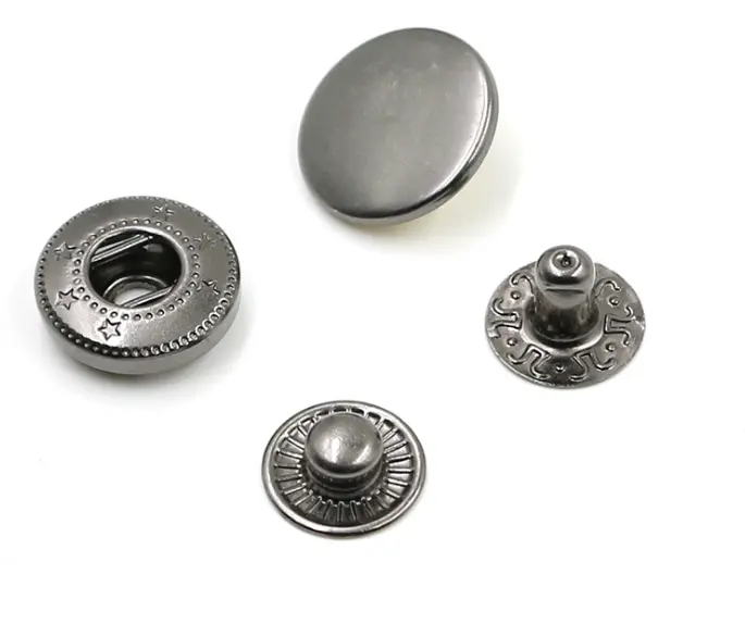 China Factory Manufacturer Custom High Quality 10mm 15mm Metal Snap Button