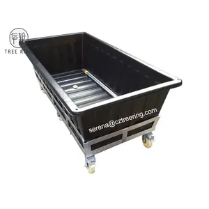 Custom Designed Rotomolding Plastic Rolling Grow Carts For Northwest American Growing Solutions