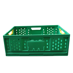 Caisse <span class=keywords><strong>de</strong></span> transport pliable en plastique perforée, recyclable, industrielle, pour le <span class=keywords><strong>stockage</strong></span> <span class=keywords><strong>et</strong></span> le transport <span class=keywords><strong>de</strong></span> légumes - Product Image 3