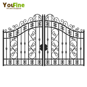 Compre Puerta Metálica de Hierro Forjado de China - Product Image 2