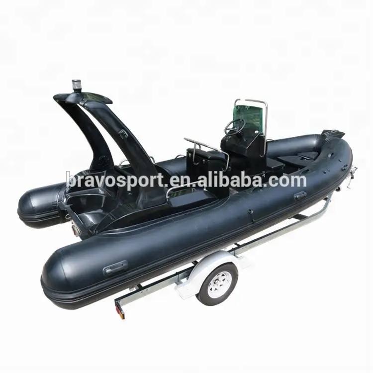 Rib 520 Hypalon Large Ce Inflatable Rib Boat 520 For Hot Sale