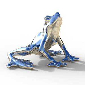 OEM Sculpture En Acier Inoxydable En Plein Air En Métal Animal Grenouille En Acier Inoxydable Sculpture - Product Image 1