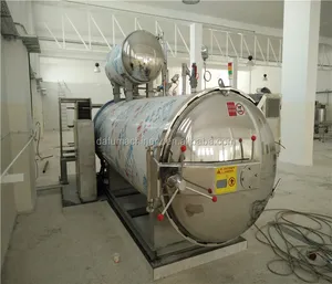 Extra quality autoclave sterilization machine to process the beans in glass cans