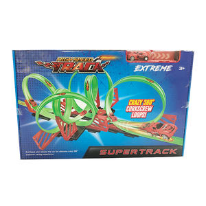 Nuevo Producto al por mayor de 360 loco grado Asamblea rueda de magia carrera pista de alta velocidad tira de coches para niños - Product Image 5