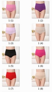 Ropa interior de fibra de bambú linda chica elegante Push up a prueba de fugas bragas menstruales - Product Image 5