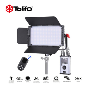 Tolifo Innovant CRI 98 LED Vidéo Lumière Continue <span class=keywords><strong>Photographie</strong></span> Photo Studio Kit D'éclairage Trépied Adaptateur De <span class=keywords><strong>Montage</strong></span> - Product Image 5