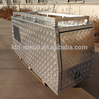 Caisse de rangement pour outils en aluminium, utilisation en extérieur, taille et couleur personnalisables (KBL-DG)