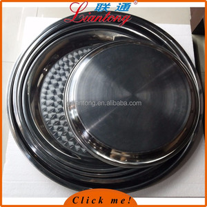 Diamètre 70 cm 27.56 "rond en métal plateau, masse salle plateau de service - Product Image 2