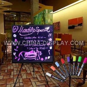 Lavagna Luminosa a LED in Vetro Acrilico Fluorescente per Pubblicità - Product Image 5