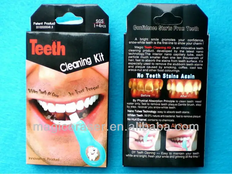 Cosméticos/embalagens para cosméticos cosméticos, revolucionário de clareamento dos dentes e kit de limpeza