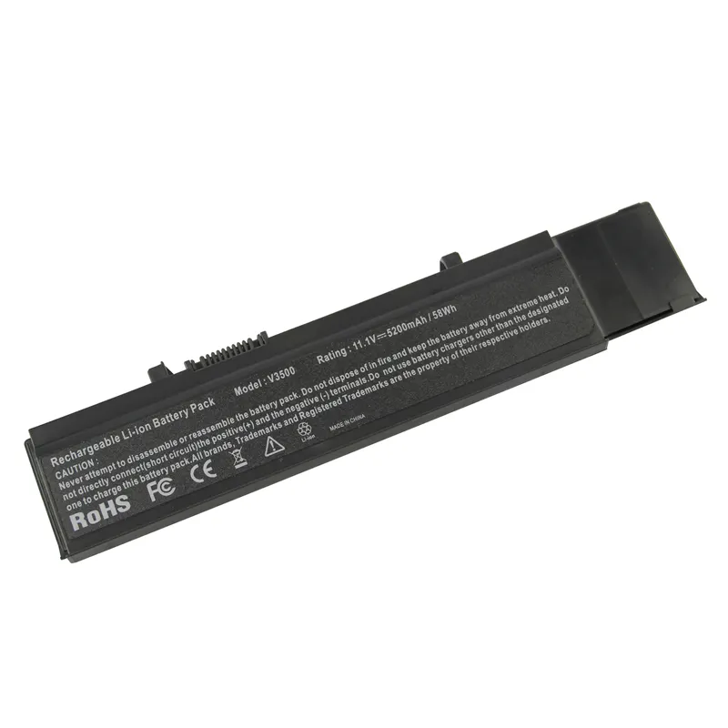 6 cell 11.1V5200mAh replacement laptop battery for Dell Vostro 3500 3400