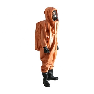 <span class=keywords><strong>Traje</strong></span> de Protección de Nivel 3, Hermético, Antivaho, Resistente a Salpicaduras Químicas, con Bolsa para Equipo de Respiración Autónoma (ERA) - Product Image 2