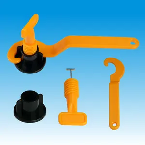 Kits de système de nivellement de carreaux réutilisables, 50 pièces, outil en plastique pour panneaux de sol et de murs, en céramique - Product Image 2