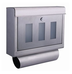 Boîte de courrier portable étanche, en acier inoxydable, pour jardin et extérieur - Product Image 6