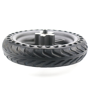 Llanta de 8 1/2*2 y Neumático Sólido Poroso <span class=keywords><strong>para</strong></span> Ruedas Traseras de Scooter <span class=keywords><strong>Xiaomi</strong></span> Mijia <span class=keywords><strong>M365</strong></span>/Ruedas Traseras de 8.5 Pulgadas Llanta <span class=keywords><strong>M365</strong></span> - Product Image 5