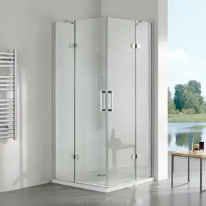 square aluminum shower enclosure 900mm with hinge shower door parts