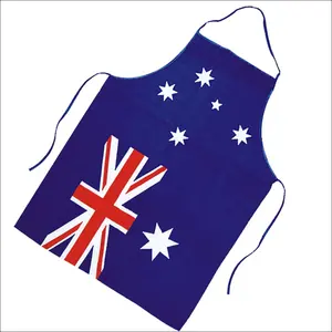 Avental de bandeira de país nacional de poliéster, de malha, alta qualidade, personalizado