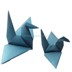 Caramelle colori amore Glitter Origami uccelli di carta per artigianato stelle fortunate perfetto regalo di nozze e decorazioni di compleanno - Product Image 3