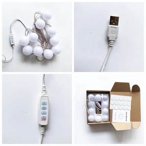 USB phong cách LED Vanity gương ánh sáng bóng đèn mới Led Gương Đèn pha <span class=keywords><strong>Dimmable</strong></span> 3 màu sắc trang điểm gương ánh sáng - Product Image 2