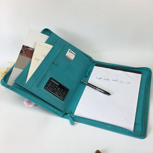 Oficina papelería cuero <span class=keywords><strong>A4</strong></span> <span class=keywords><strong>A2</strong></span> <span class=keywords><strong>A3</strong></span> tamaño cartón duro cubierta Cartera de carpeta de archivos - Product Image 1