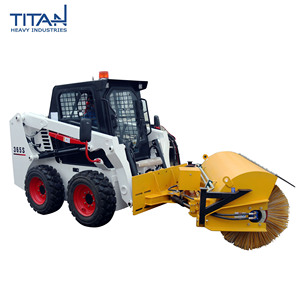 Trung Quốc mini Micro Skid chỉ đạo Bộ nạp thủy lực xẻng Auger ngã ba Front end giá rẻ Mini carregadora minicargadora sử dụng động cơ - Product Image 6