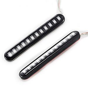 <span class=keywords><strong>Bande</strong></span> <span class=keywords><strong>LED</strong></span> universelle 12V 12 <span class=keywords><strong>LED</strong></span> jaune ambre pour <span class=keywords><strong>moto</strong></span>, pour <span class=keywords><strong>feux</strong></span> arrière, clignotants et éclairage de plaque d'immatriculation, système d'éclairage de rétrofit - Product Image 4