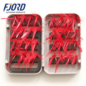 Fjord 32 cái/bộ Nhựa Bay Cá Thu Hút Hộp Móc Cho Bream Câu Cá Trong Sông Hồ Hoặc Suối 30G Mực Thu Hút - Product Image 4