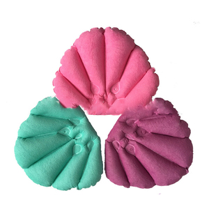 Oreiller de bain doux pour la maison, confortable, spa, <span class=keywords><strong>coussin</strong></span> de bain gonflable en forme de coquille, <span class=keywords><strong>coussin</strong></span> de bain pour le cou, accessoires de salle de bain - Product Image 1